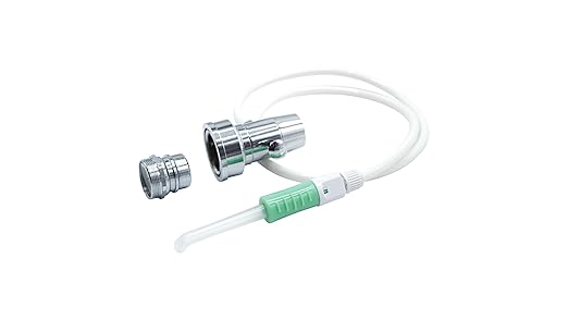 Oral Breeze QuickBreeze Oral Irrigator | Use 15 Seconds Daily for Dental Care on Teeth, Gums, Braces | May Naturally Prevent Gingivitis and Gum Disease for Kids and Adults | Easy Faucet Installation