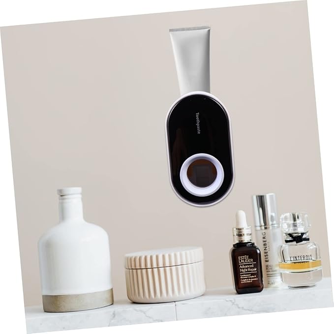 GALPADA 1pc Bathroom Toothpaste Pump No Required Wall-Mounted Rack Slip for Daily Use