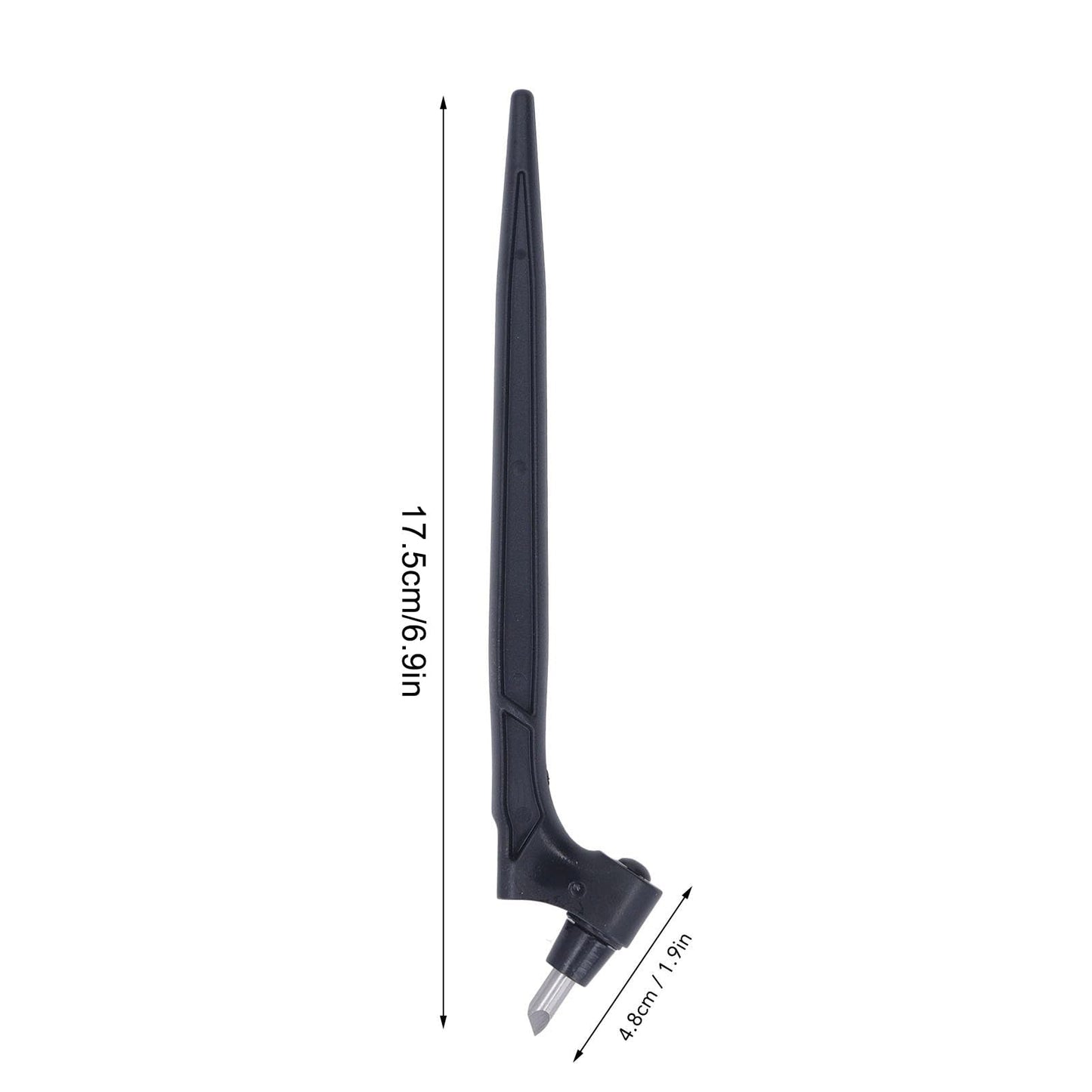 Adjustable Rotatable Circle Drawing Template Ruler with Carving Knife for Precision Craft Cutting, Woodworking and Art Design, Industrial-Grade Round Stencil Tool