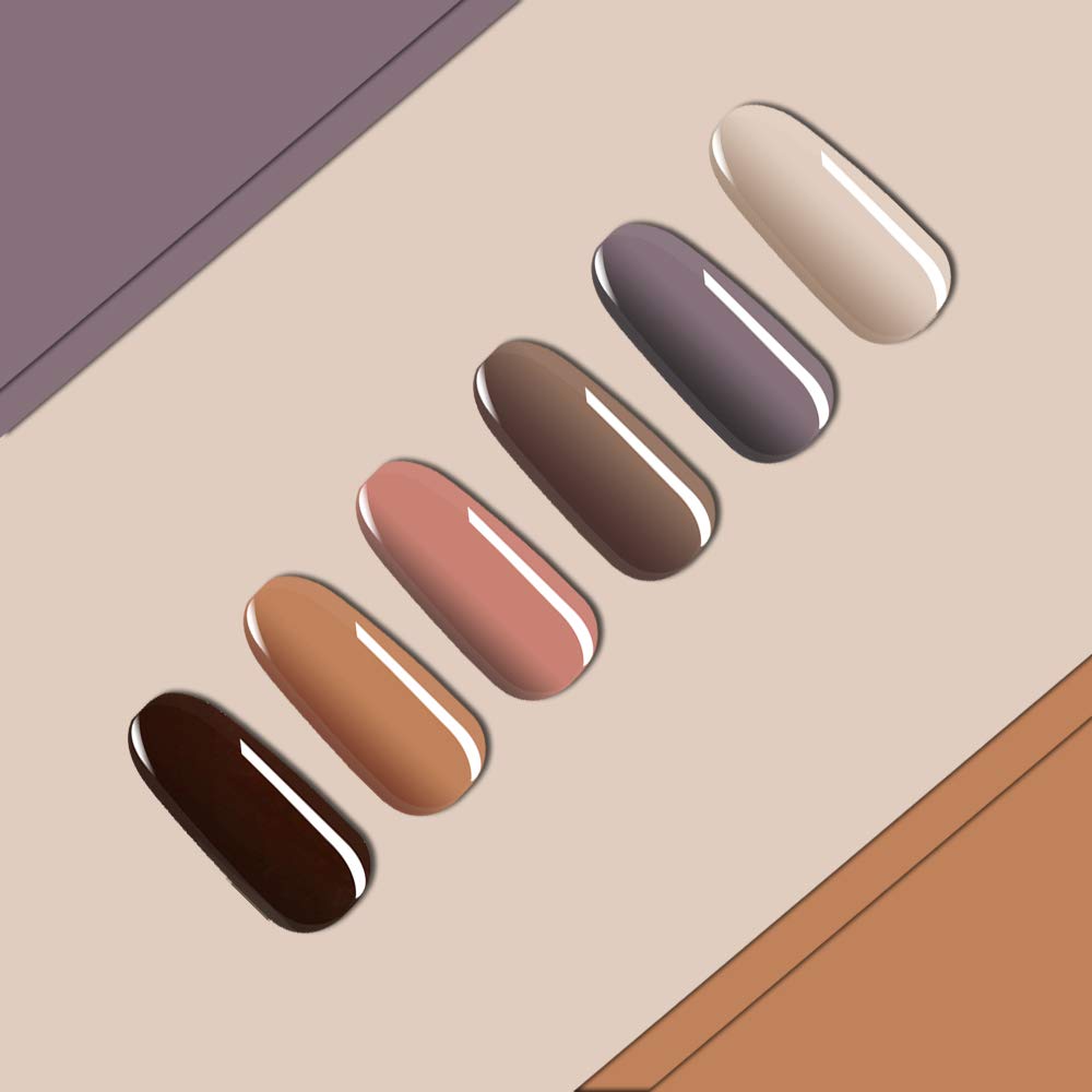 Vishine Soak Off Gel Nail Polish Kit 8ml UV LED Nail Gel Polish Varnish Manicure Gift Set C003