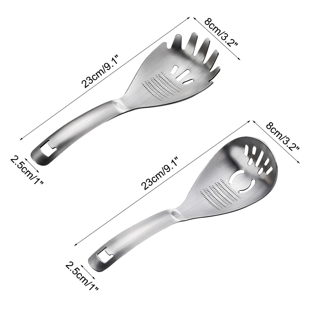 Multipurpose Grinding Spoon, 1/2PCS 5-In-1 Stainless Steel Slotted Spoon Cooking Grater Masher Spoons for Home Kitchen