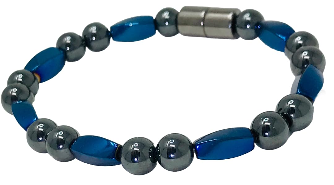 High Power Magnetic Hematite Bracelet (8 Inches)