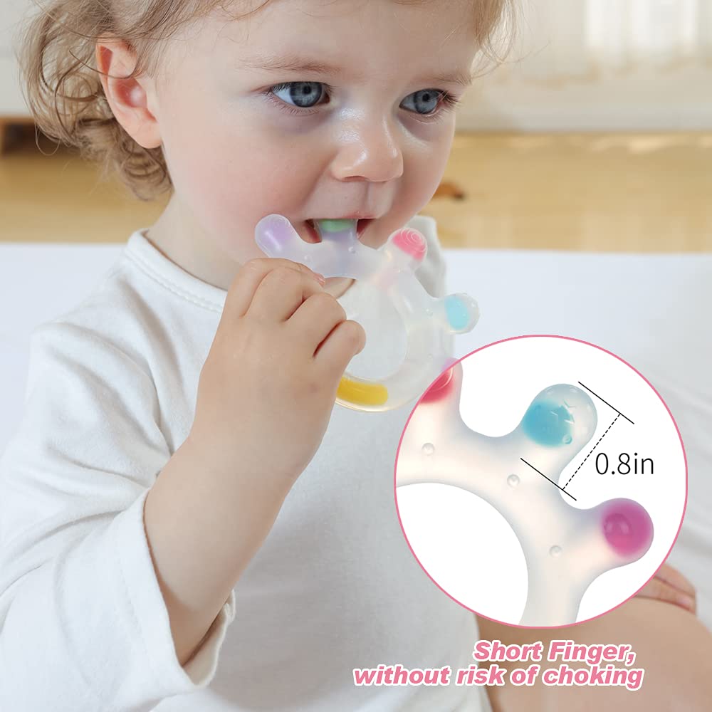 Haakaa Baby Fruit Food Feeder & Large-Palm Baby Teether Combo