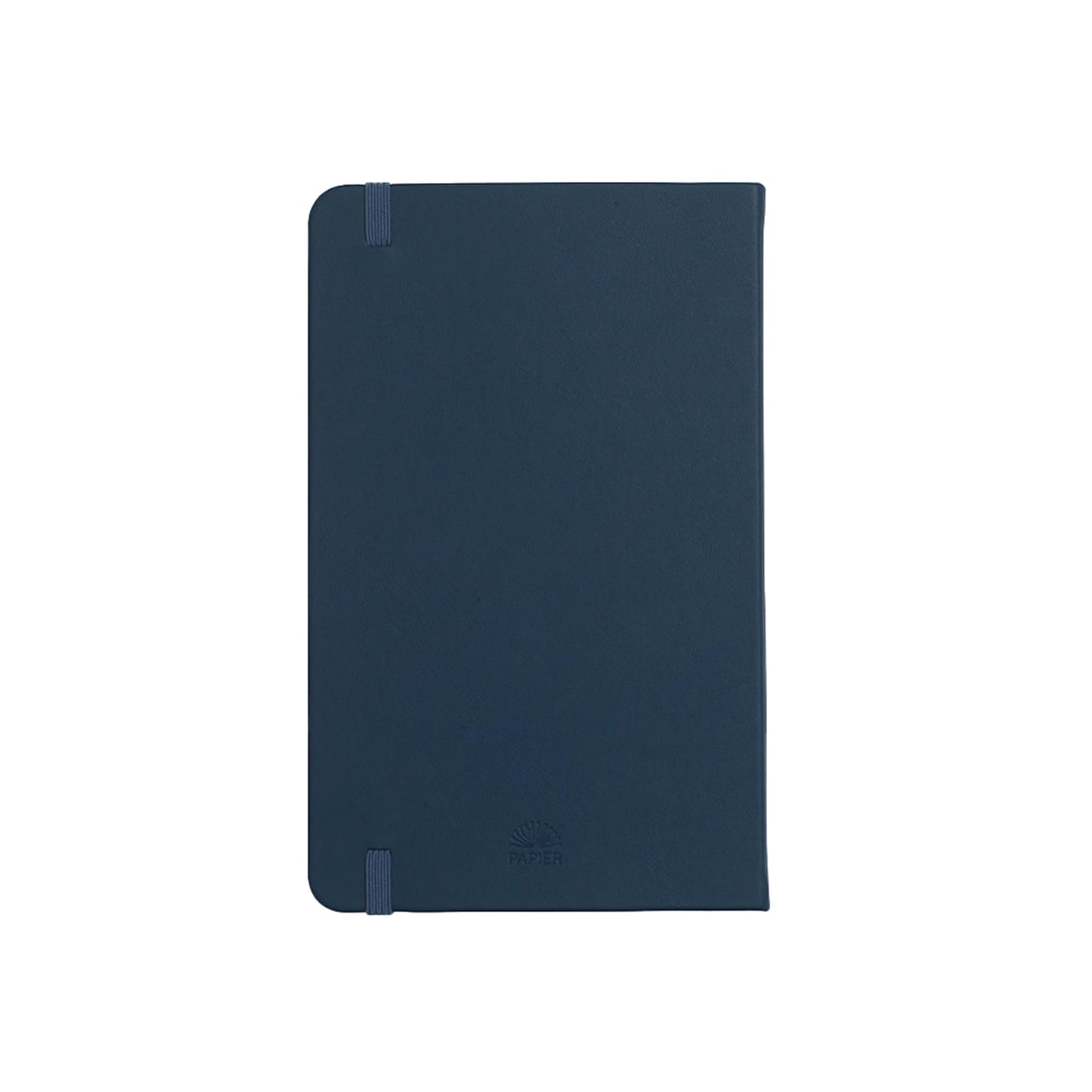 Papier Everyday Notebook - Navy, 5” x 8.25” | Lined Journal Book with Expandable Back Pocket | For Note Taking, Journalling, List Making, School, University Essentials or the Office | FSC Paper