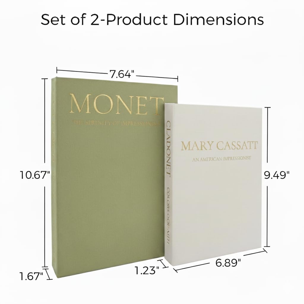 Premium Linen Faux Book Box Set of 2: Aesthetic Book Safe with Hidden Storage for Living Room Console Table & Bookshelf Decor, Home Organizer, Green & Beige, Tallest 10.67in