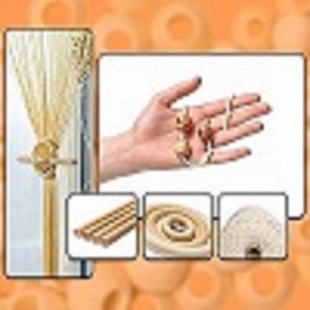 Macrame Kit for Beginners 227pcs – Macrame Wall Hanging Kit & Plant Hanger Kit, 225Y 3mm Cotton Cord, Wooden Beads Dowels Rings, DIY Craft Kit for Adults, Macrame Starter Kit Supplies