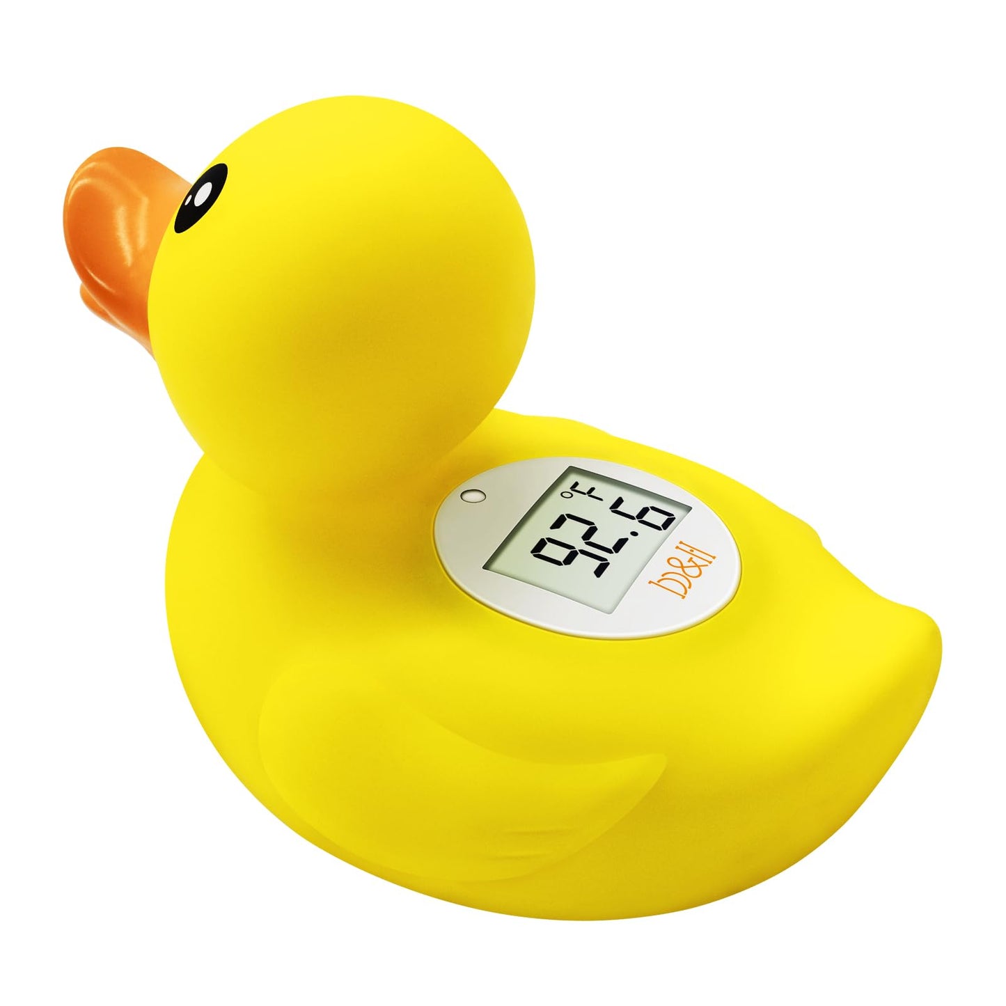 B&H Duck Baby Bath Thermometer, Digtal Tub Thermometer for Accurately Measuring Baby's Water Temperature, BPA Free, Toddlers Safety Floating Toy
