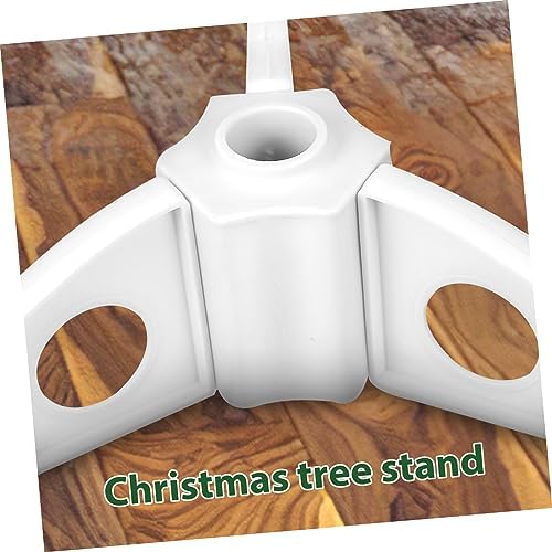 Luxshiny Set of Tree Bases 15cm Rotating Tree Stand Rack Four Fake Riser Plastic