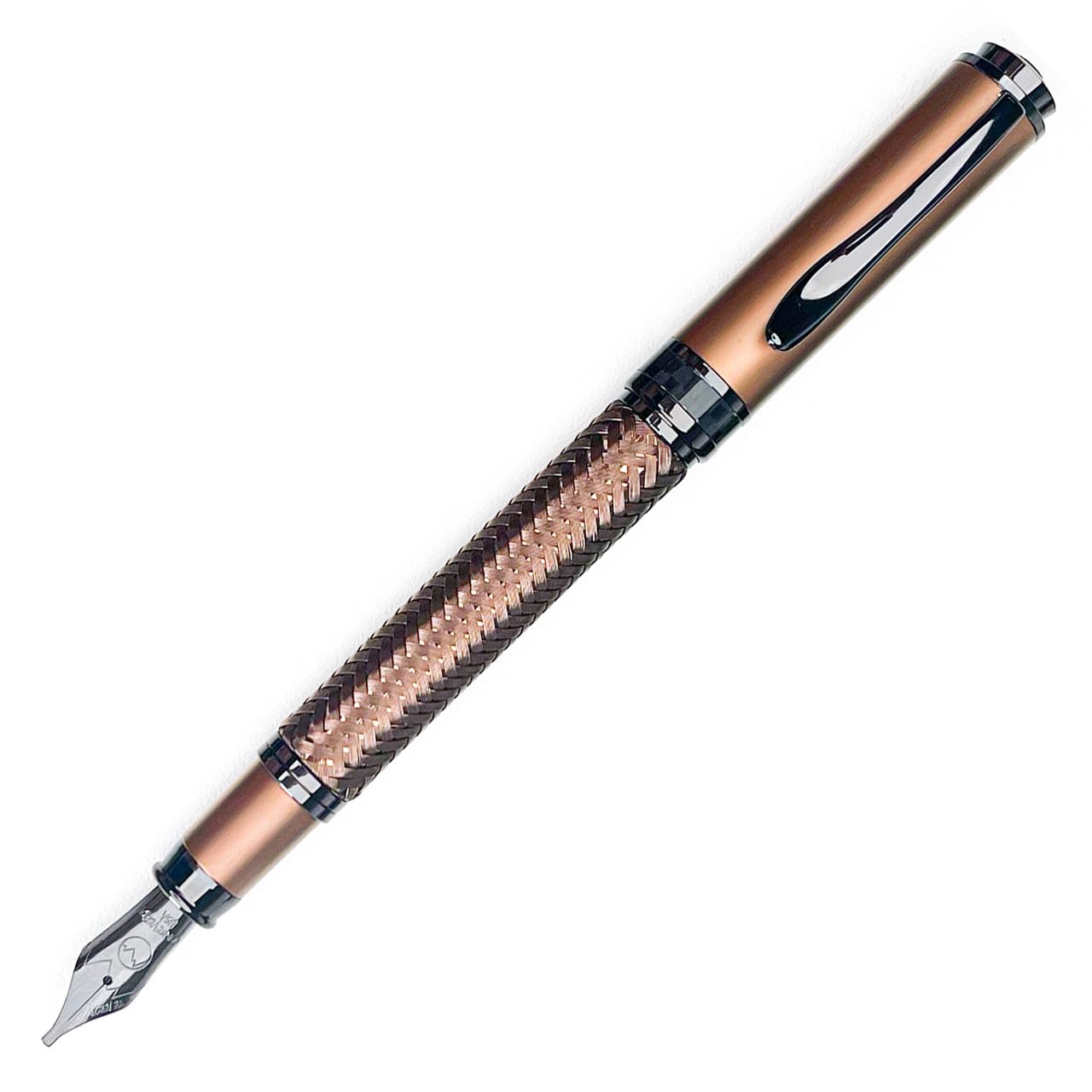 Monteverde Innova Formula M Fountain Pen, Bronze - Stub Nib, Luxury Pen with Durable PVD Coating, Refillable, JoWo Stainless Steel Nib, Premium Gift Box