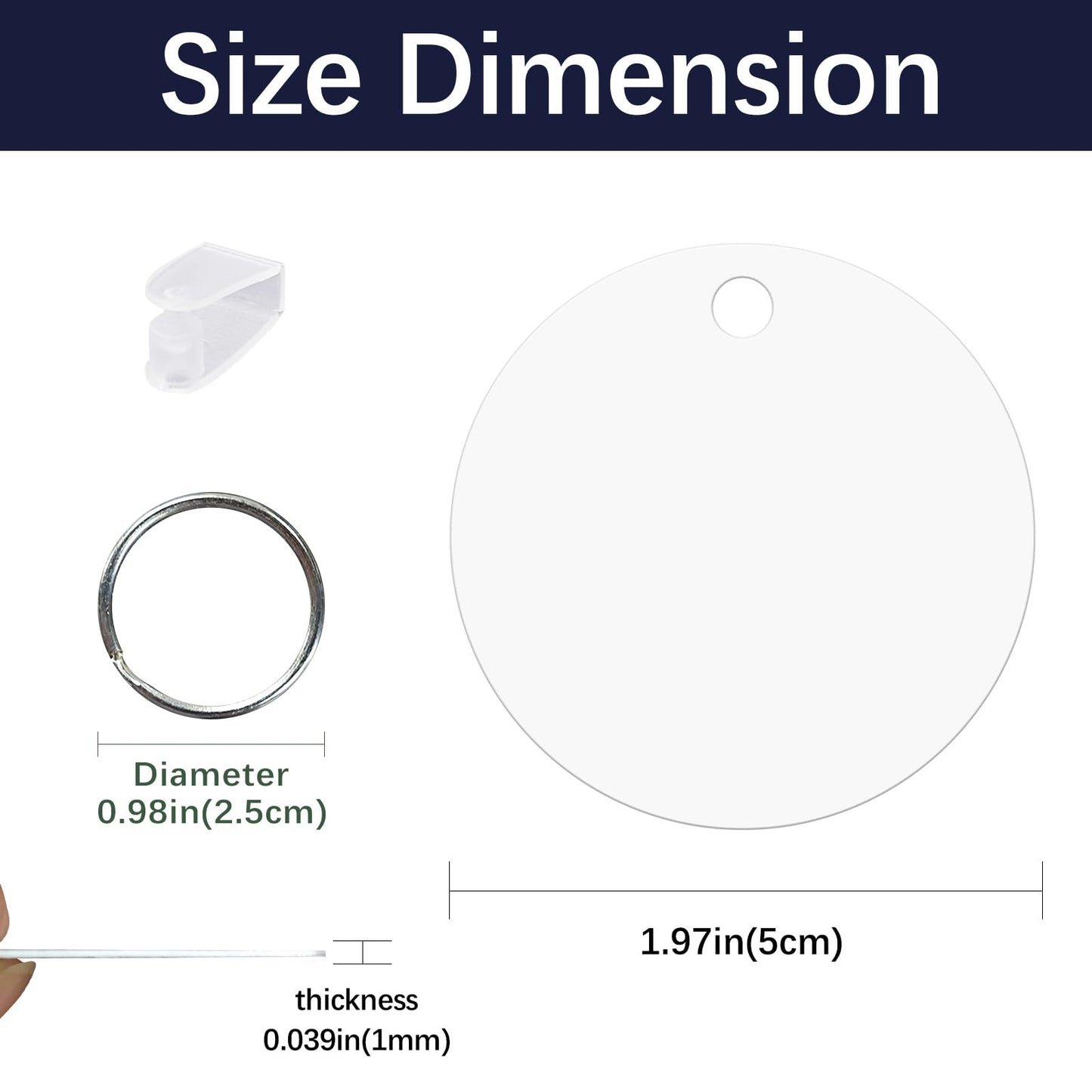 240 Pcs Metal Sublimation Keychain Blanks Bulk,Sublimation Ornament Blanks,Double Sided Sublimation Blanks Keychain