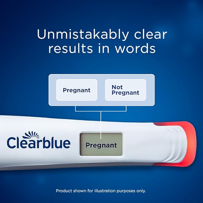 Clearblue Early Digital Pregnancy Test, Early Detection at Home Pregnancy Test, 3 Ct (Pack of 2)