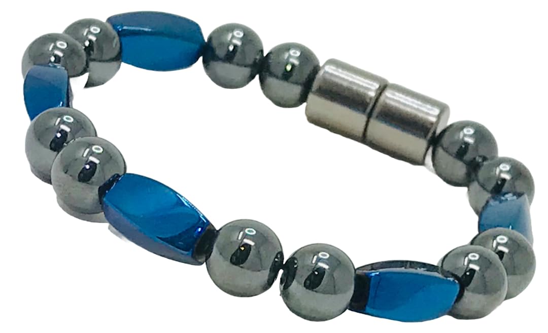 High Power Magnetic Hematite Bracelet (6.5 Inches)