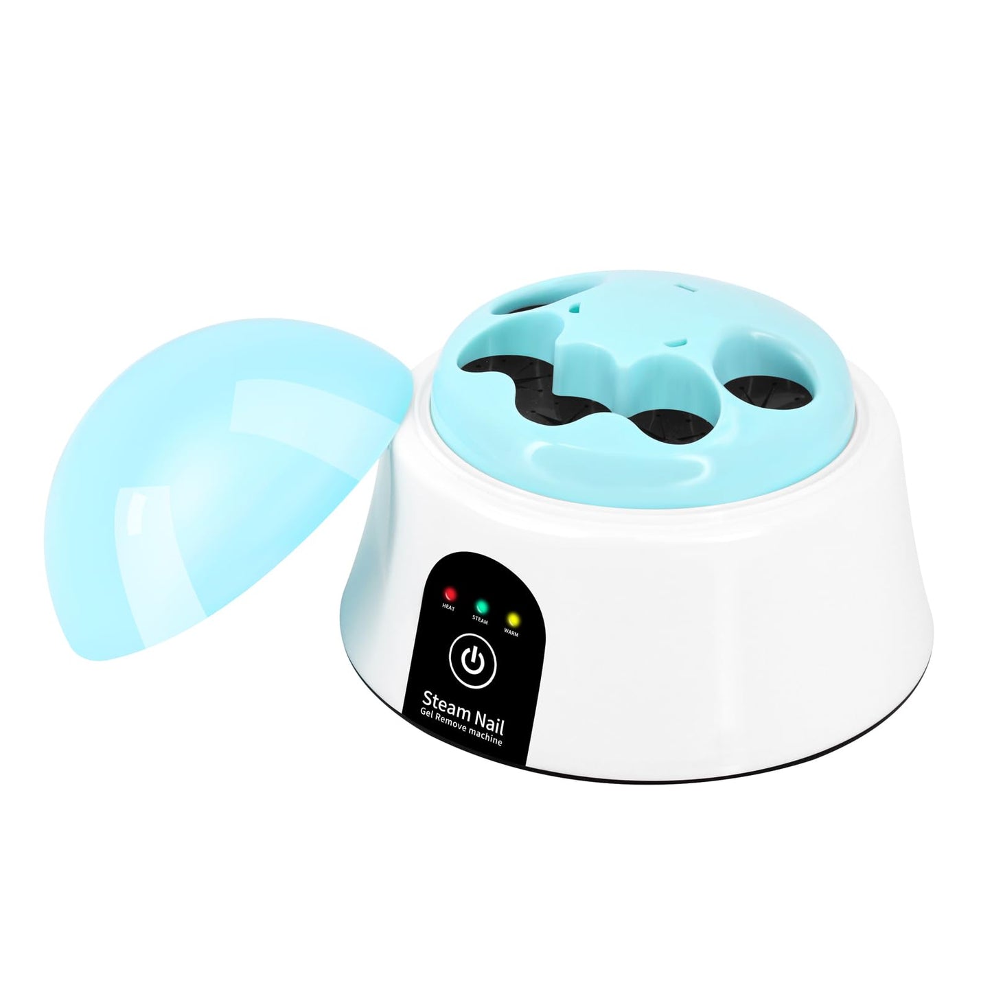 Nail Soaking Bowl, Electric Soak off Bowl Manicure Soaker for Gel Nail Polish Remover, Acrylic Nails, Dip Powder Removal, Blue