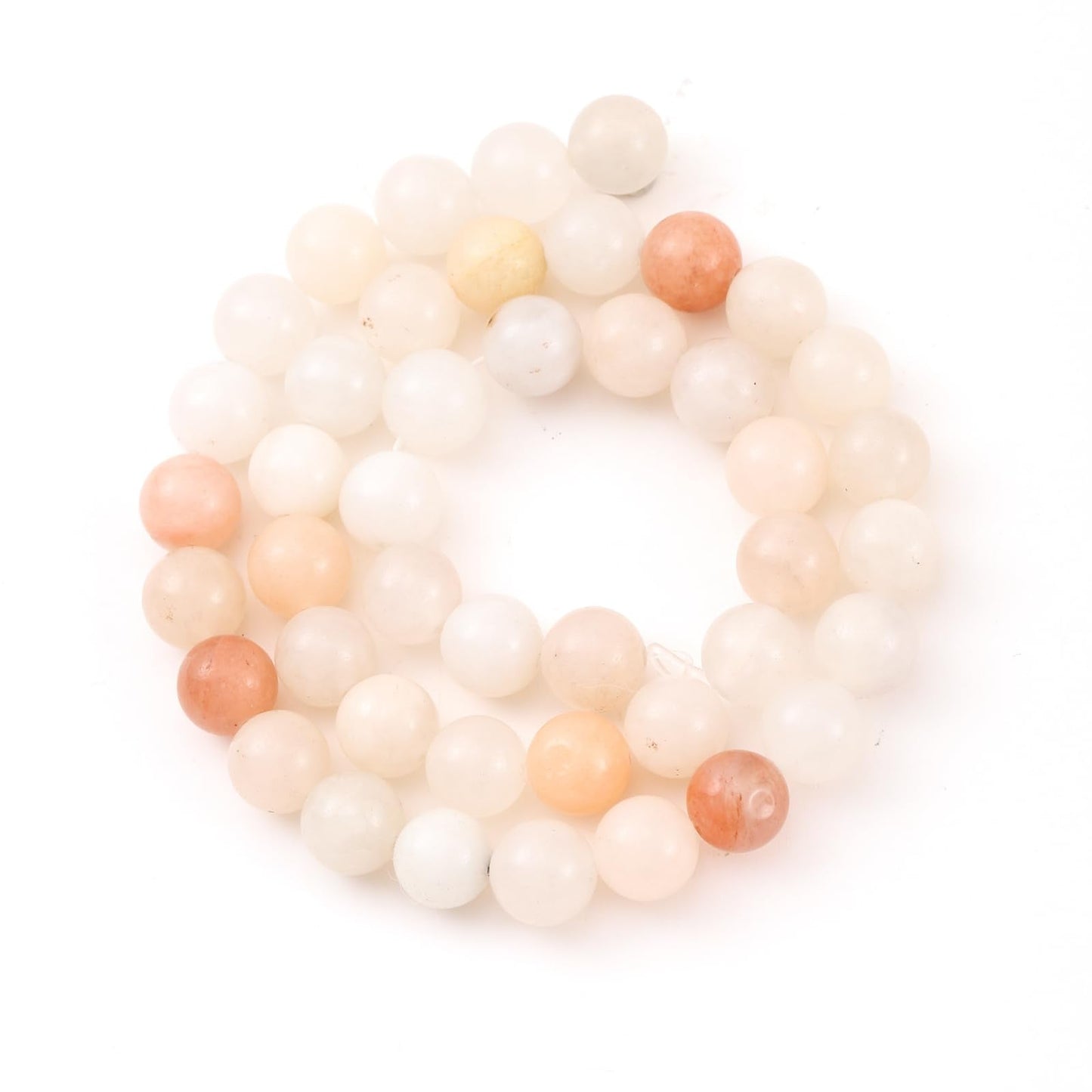 6mm 60pcs DIY Natural Pink Aventurine Stone Beads Round Healing Crystal Gemstone Loose Beads for Jewelry Making Handmade Bracelet Necklace