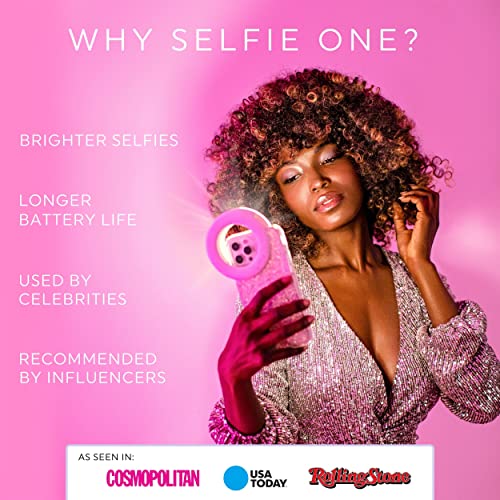 LITTIL Selfie One - Ring Light for Phone, iPhone, Android or Laptop | 3 Adjustable Light Modes | Rechargeable Batteries | Clip On Design | Perfect for Beauty, Influencers, Creators