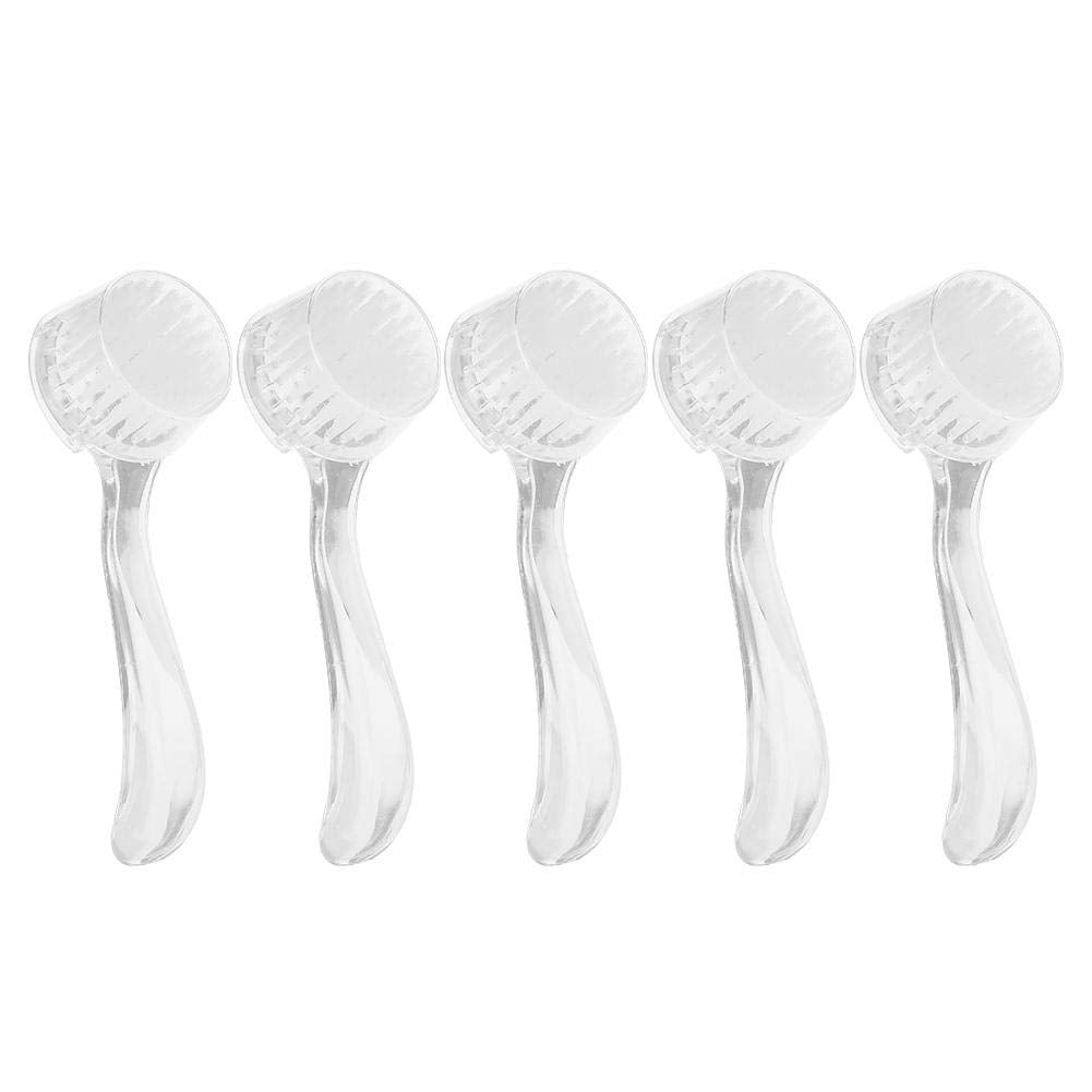 5Pcs Soft Nail Dust Cleaning Brush, Nail Nail Dust Brush Nail Brushes Manicure Diy Tool For For Salon And Home(White)