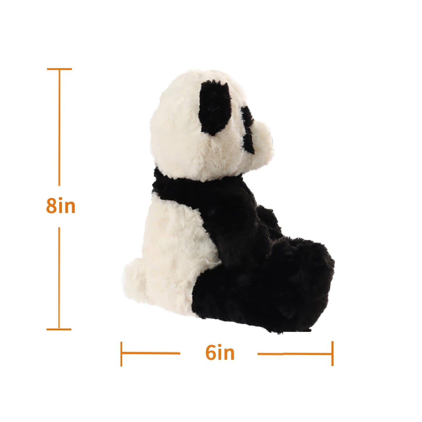 Apricot Lamb Toys Plush Panda Bear Stuffed Animal Soft Cuddly Perfect for Child Black and White Panda