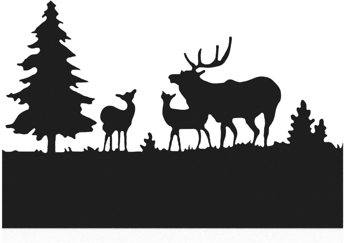 Wall Sconce LED Wall lamp, Indoor Wall Light with Cartoon Animal Pattern Design, Metal Acrylic Wall Lighting Glow Up and Down for Mirror Living Room Bedroom Hallway, 12W (Forest Deer)