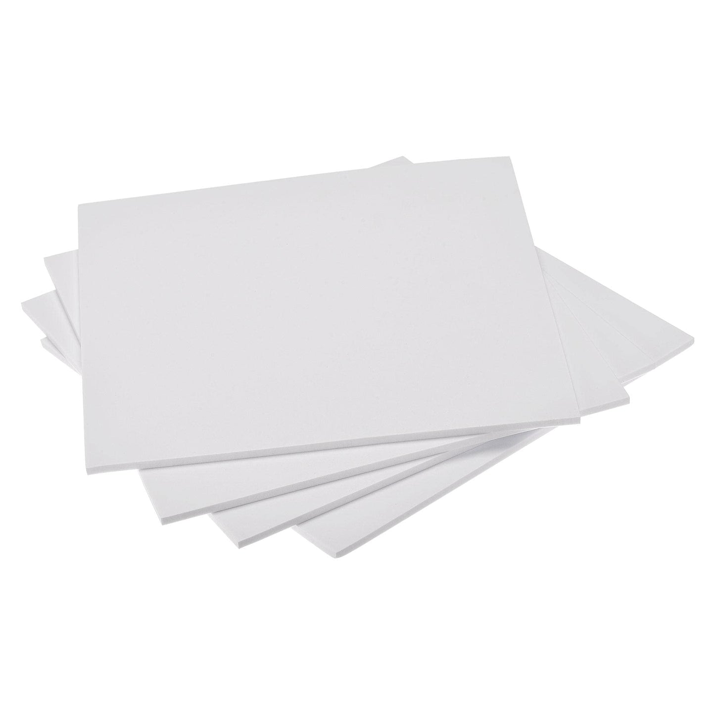 uxcell White EVA Foam Sheets 10 x 10 Inch 5mm Thickness for Crafts DIY Projects, 4 Pcs