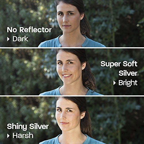 Rogue 2-in-1 Collapsible Reflector - Super Soft Silver / Natural White 32” - size: 32" Reflector
