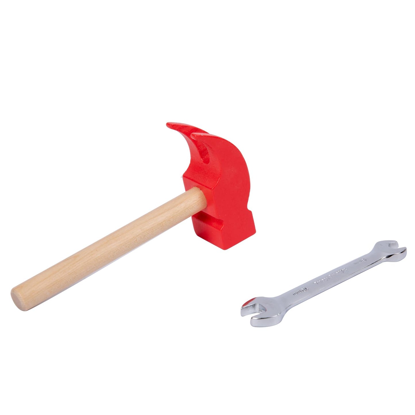 Adena Montessori 2 in 1 Montessori Screwdriver Board Set & Hammer Peg Toy Game Wooden Tool Set for Kids 3 4 5 Year Old
