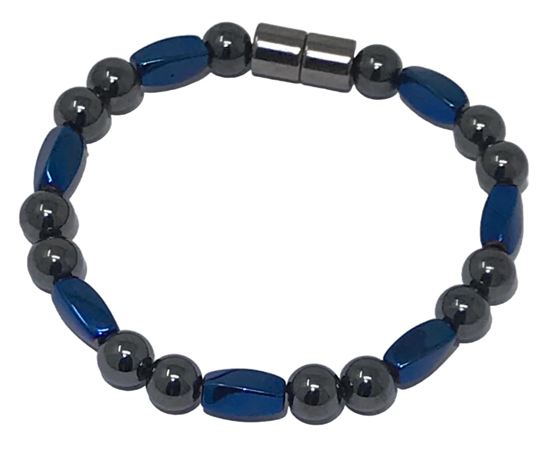 High Power Magnetic Hematite Bracelet (8 Inches)