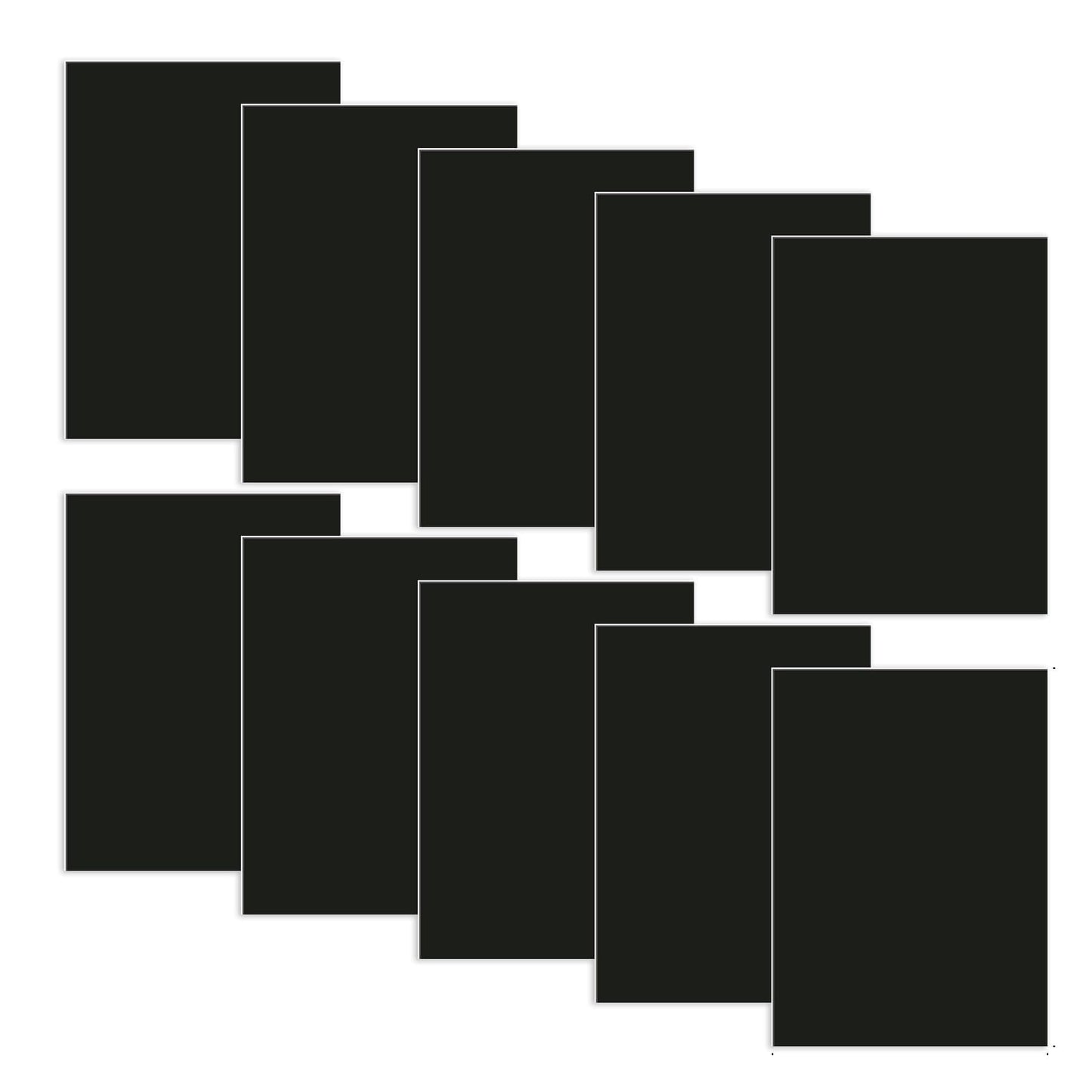 【10-Pack】Briartw 0.9mm Thick Magnetic Storage Cards for Die & Stamp Organization, Multipurpose Fridge Magnets & Writing Board - Ultimate Crafting Storage Solution,Die and Stamp Storage Magnetic Panels