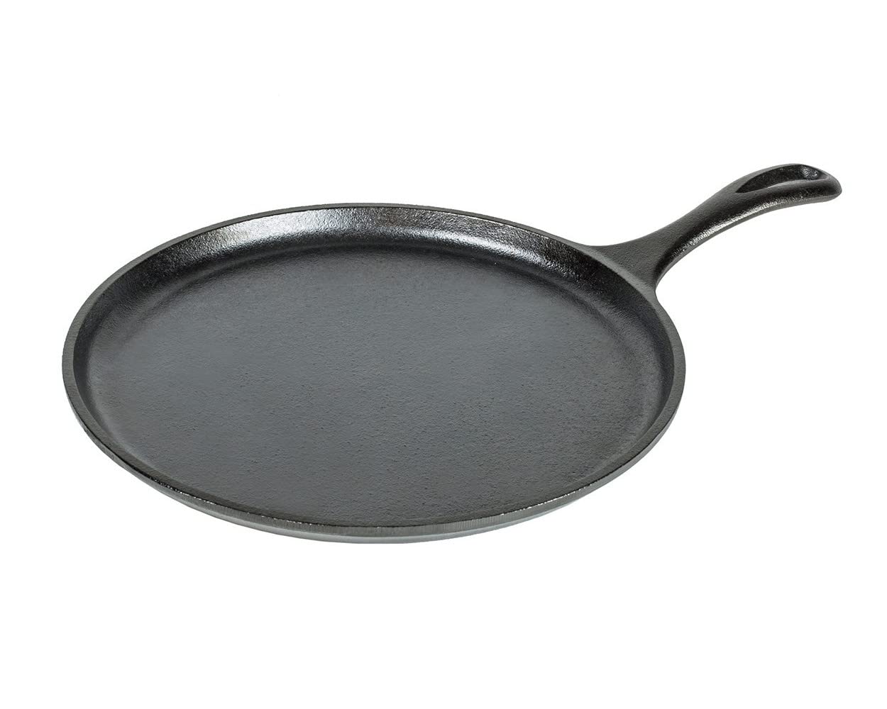 Lodge Cast Iron Griddle and Hot Handle Holder, 10.5", Black/Red