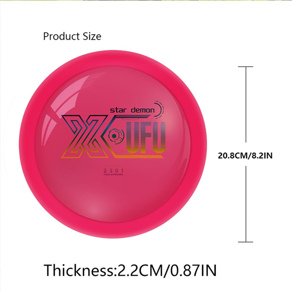 X-UFO Disc Golf Starter Set, Colors are Slightly Off 163-175g – Disc Golf Putter, Driver, Mid-Range, Golf Disc Set, PDGA Approved
