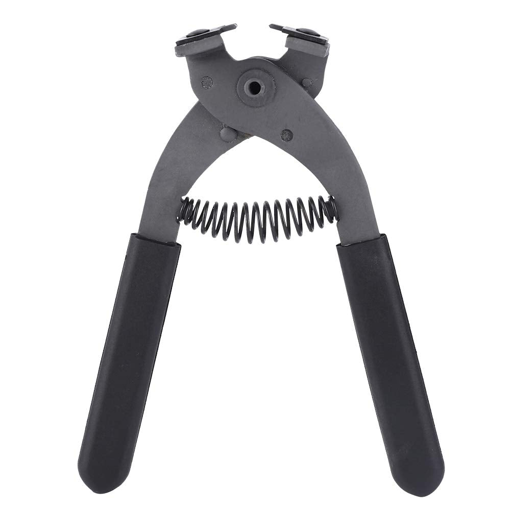 Leather Punch Tool Silent Pliers, 6.7in Handheld Leather Hole Punch Tool with 0.15in Head, DIY Leather Art Craft Hole Punch Stitching Hand Pliers for Belts Straps Saddles Shoes (4mm-4 Teeth)
