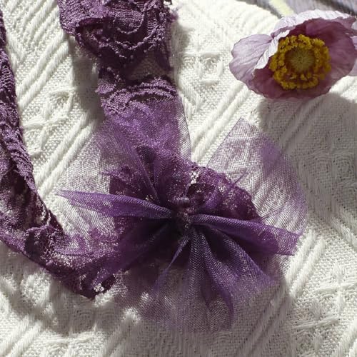Newborn Photography Outfits Girl Baby Photography Props Lace Romper With headband Baby Photo Outfits Girls Photo Props - color: Purple