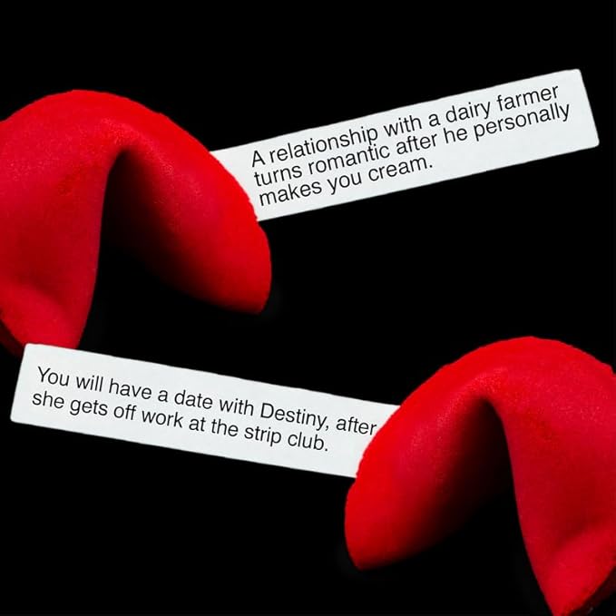 Miss Fortunes, Funny Fortune Cookies, The Dirty Dozen, Show Off Your Questionable Taste Today! Great For Date Night, Valentine's Day and Bachelorette Parties, Written by Professional Comedy Writers (Box of 12 Individually Wrapped Cookies)