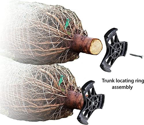 Northlight Red Christmas Tree Stand Clamping System for Live Trees up to 7'