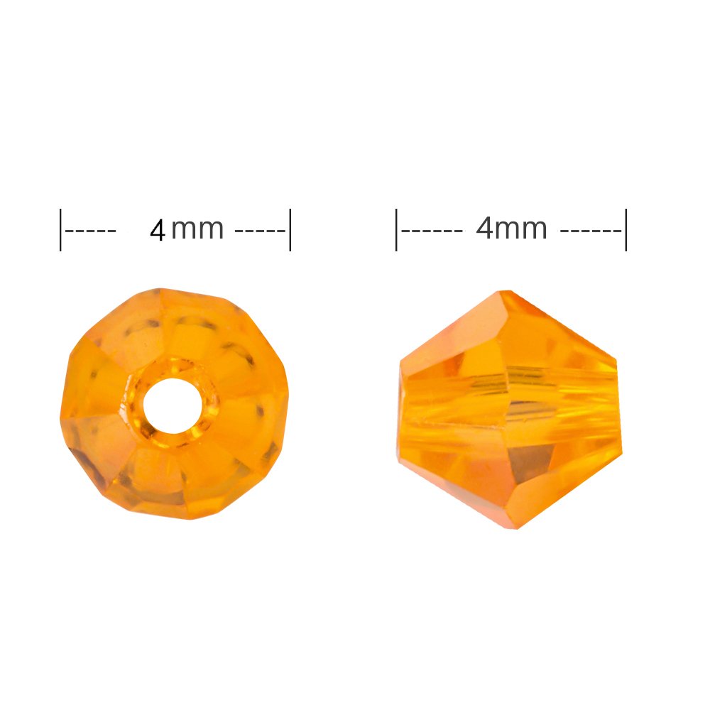 LONGWIN Lot 1800pcs Glass Bicone Beads 4mm for Adults, Crystal Beads Jewelry Making Supply for Bracelets, Necklaces, Earrings