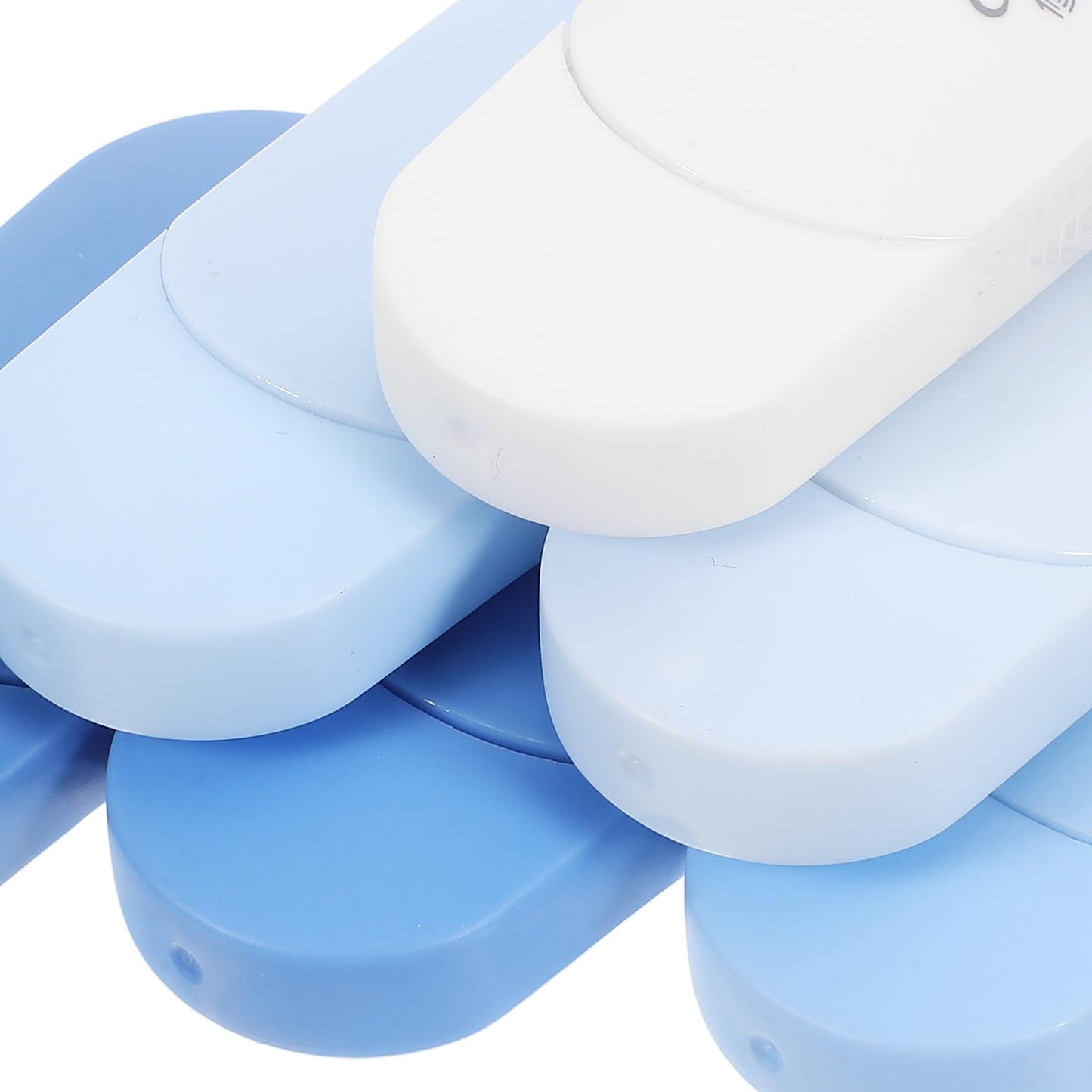 Gogogmee 6pcs Gradient Blue Correction Tape for Students, Household White Tape Erasers with Convenient Dispenser, Office and School Writing Supplies for Note Taking and Homework