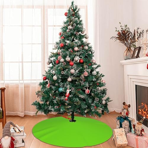 Christmas Tree Skirt Decorations - Xmas Tree Ornaments -48 Inch Merry Christmas Soft Tree Mat Xmas Theme Winter Party Indoor Outdoor Christmas Holiday Decorations