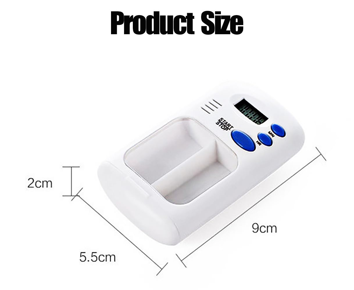 Electronic Timed Pill Dispensers,Digital Pill Organizer,Automatic Daily Pill Box Reminder with Beeping Alarm for Elderly Gift,Portable for Office Travel