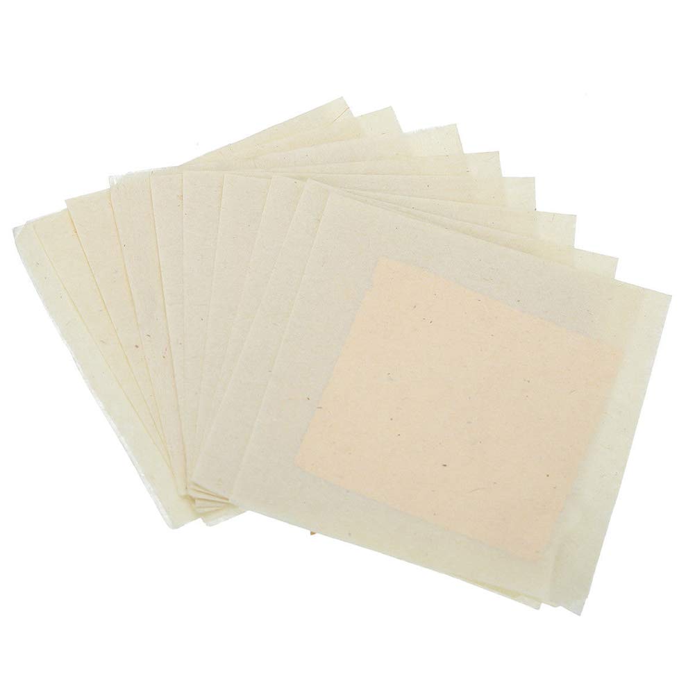 LTKJ 24K Edible Gold-Leaf Sheets 20 Sheets 4.33 x 4.33 cm Pure Gold-Foil Leaf for Food Decoration,Facial Spa Gilding Crafting 1.7"