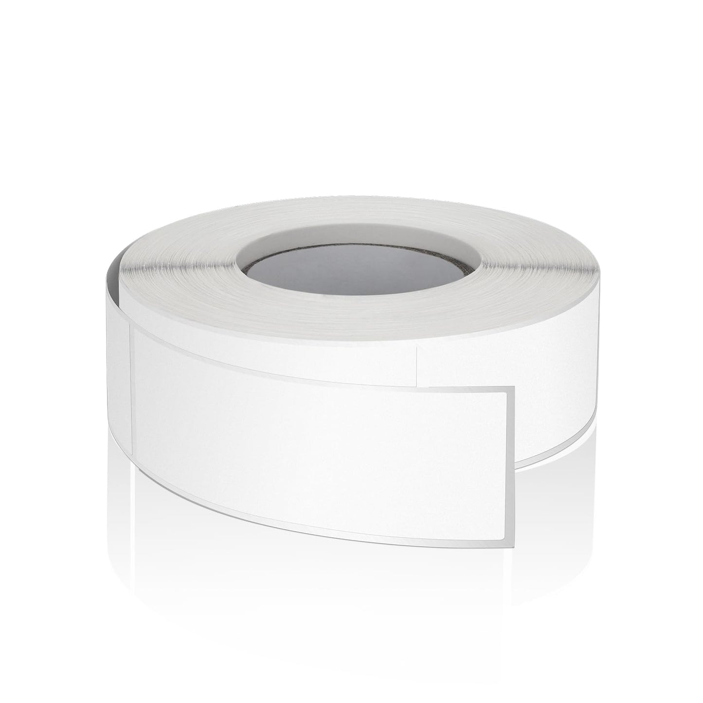 White Rectangle Stickers 3 x 1 Inch Color Coding Labels Vinyl Roll Self-Adhesive Waterproof Removable 500 PCS