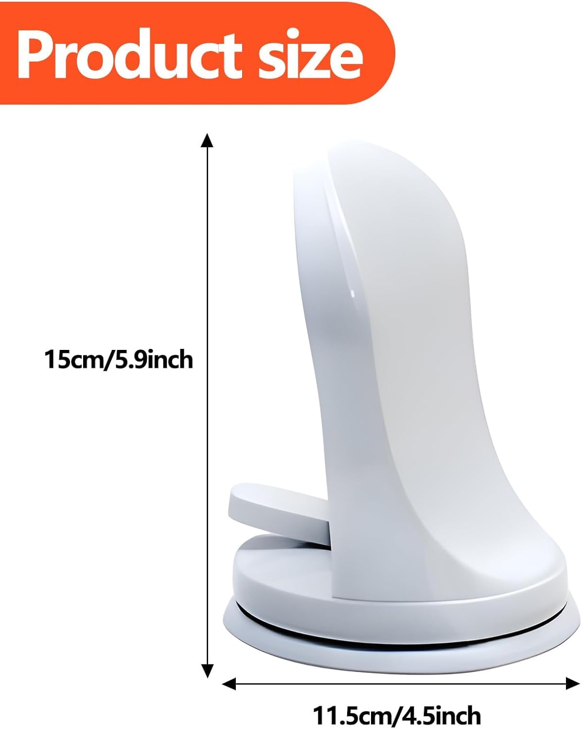 Shower Step - Shower Foot Rest for Shaving Legs, No-Hole Design, Strong Suction Cup, Non-Slip Bathroom Foot Pedal for Inside Shower Shaving Leg