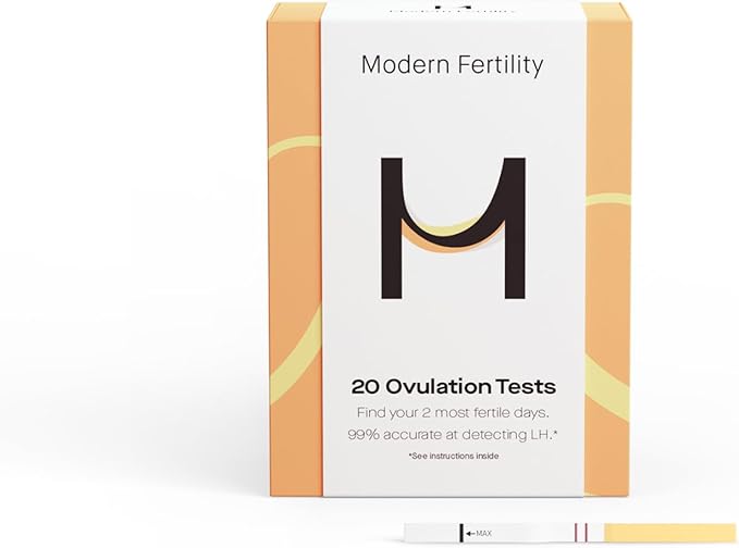 Modern Fertility Ovulation Test | Reliable at-Home Test Helps You Identify Fertile Days, Predict Ovulation, and Get in Sync with Your Cycle, FSA HSA Approved | 20 Test Strips