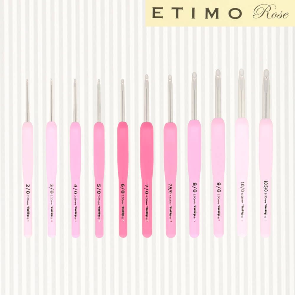Tulip Company Tulip Etimo Rose Crochet Hook, 8/5mm