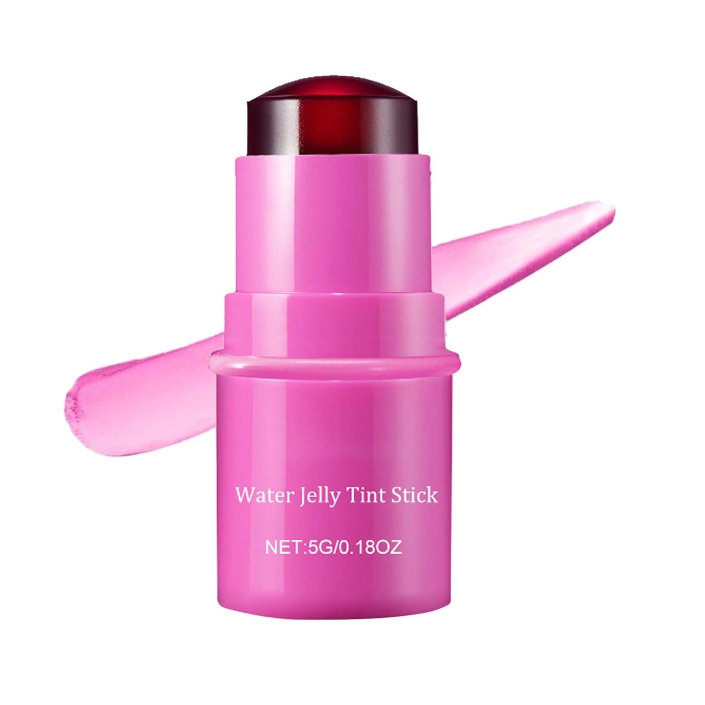 Milk Water Jelly Tint, Sheer Lip & Cheek Stain, Milk Jelly Blush Stick, Buildable Watercolor Finish, 1,000+ Swipes Per Stick. (Berry)