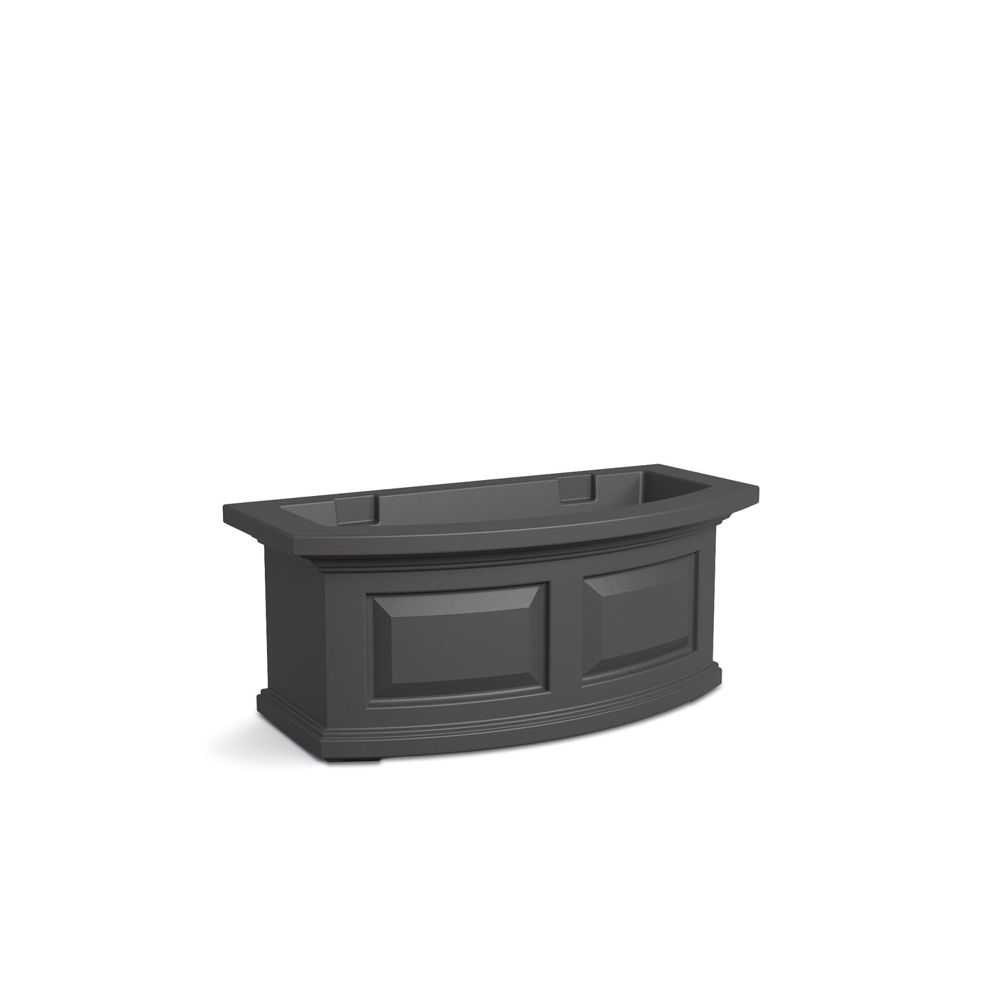 Mayne Nantucket 2-Foot Window Box – Self-Watering, Weather-Resistant Planter for Flowers – Durable Design for Outdoor Use, Perfect for Windows