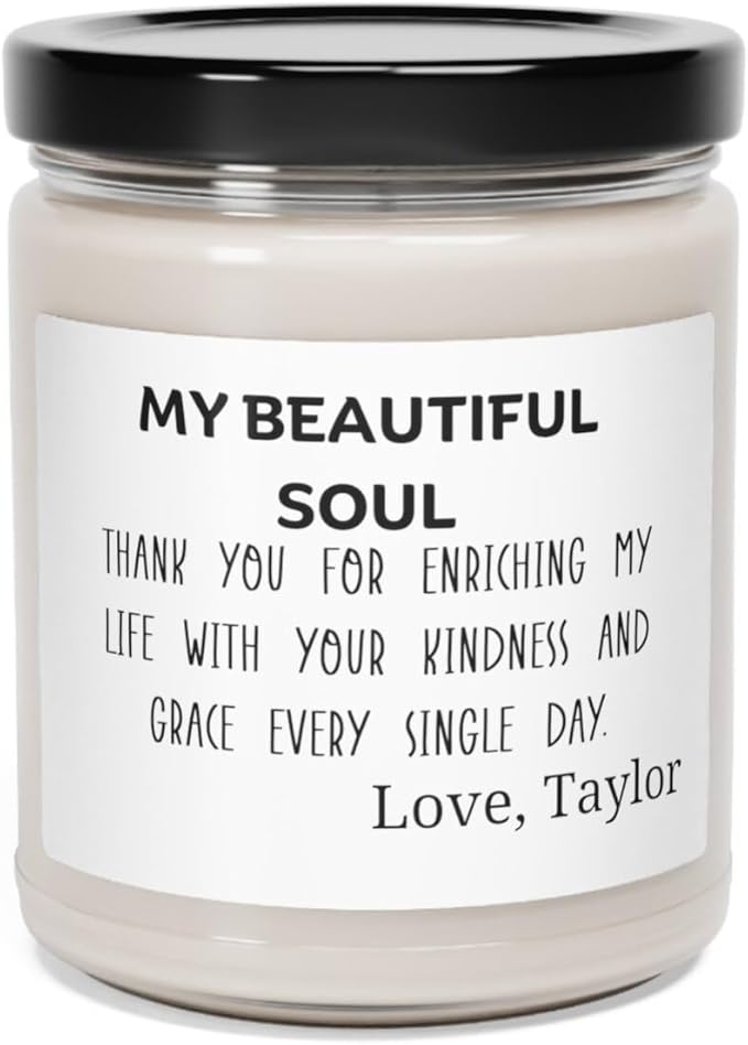 Happy Anniversary Candle, Anniversary Candle Gifts for Men Husband Wife, Couples Gifts, Birthday Gifts for Her, Girlfriend, Boyfriend, Soy Scented Candle for Couple, Anniversary Couples Gifts Ideas