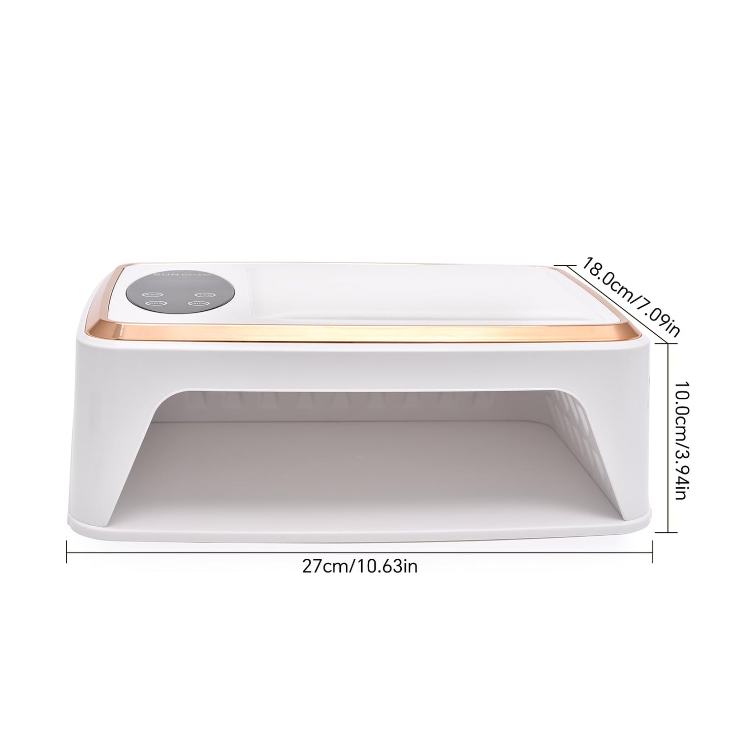 siyuwuro UV LED Nail Curing Lamp for Gel Nail Polish Nail Light with Hand Pillow for Arm Rest, 4 Timer with LED Display Nail Dryer for Manicure Pedicure, Nail Salon & Home Use