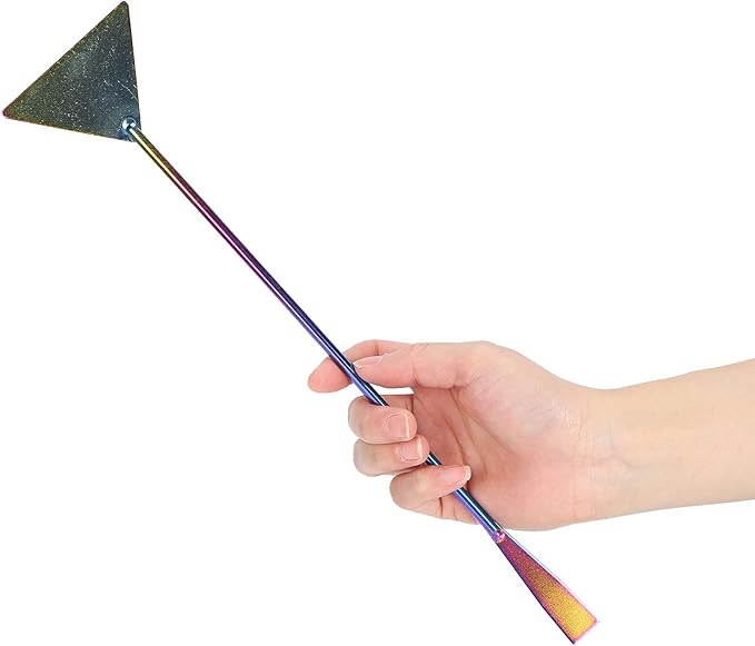 Gavigain Aquarium Sand Flattener Tool, Double Headed Stainless Steel Spatula, Substrate Groomer and Plant Untangler for Aquarium Maintenance