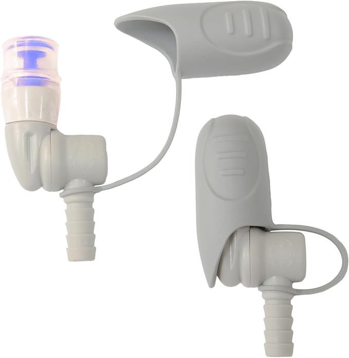 Hydration Bladder Bite Valve Replacement Mouthpiece Fit for Any Water Backpack and Most Brands, with Manual Switch Valve