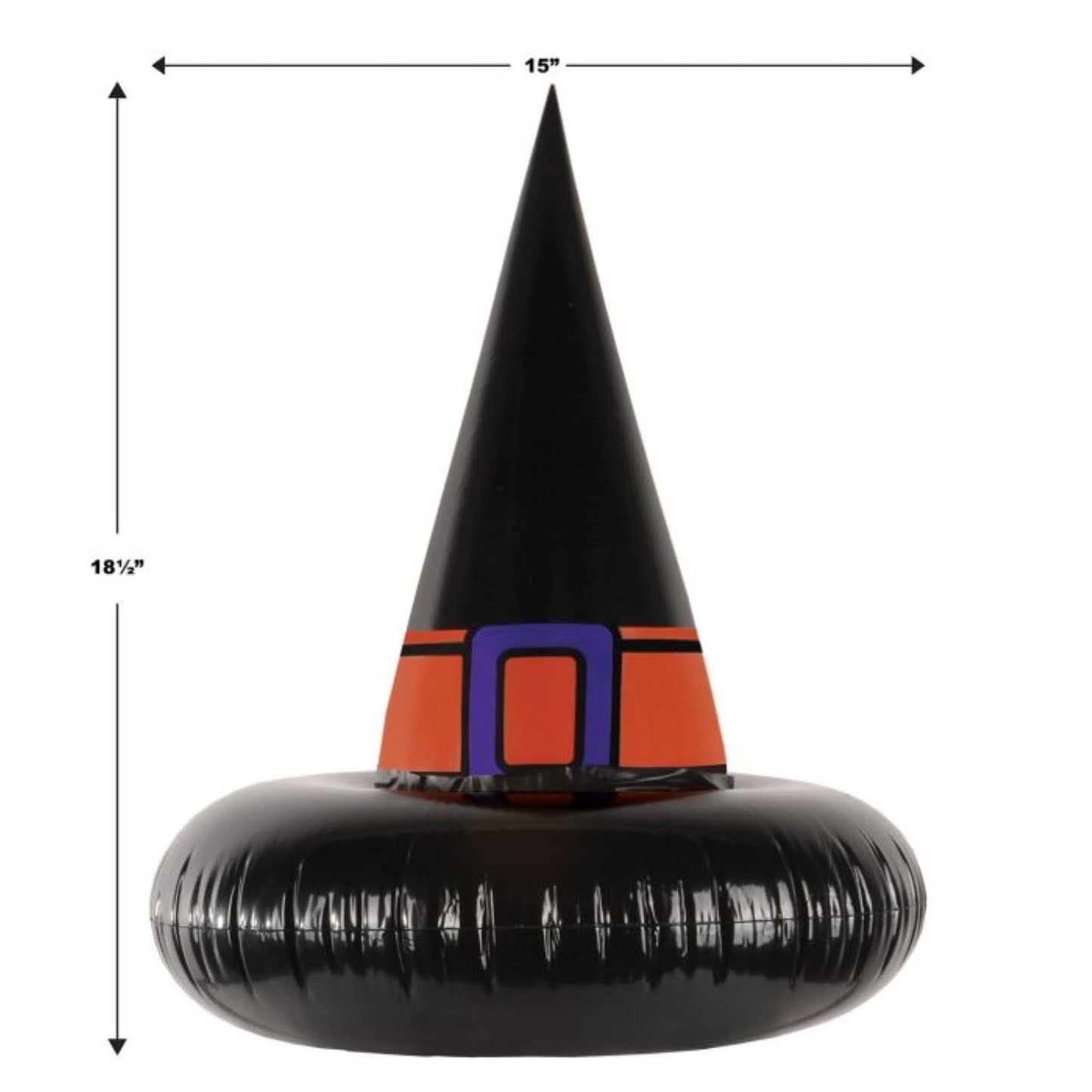 Beistle Novelty Inflatable Witch Hat Ring Toss Game for Halloween Parties