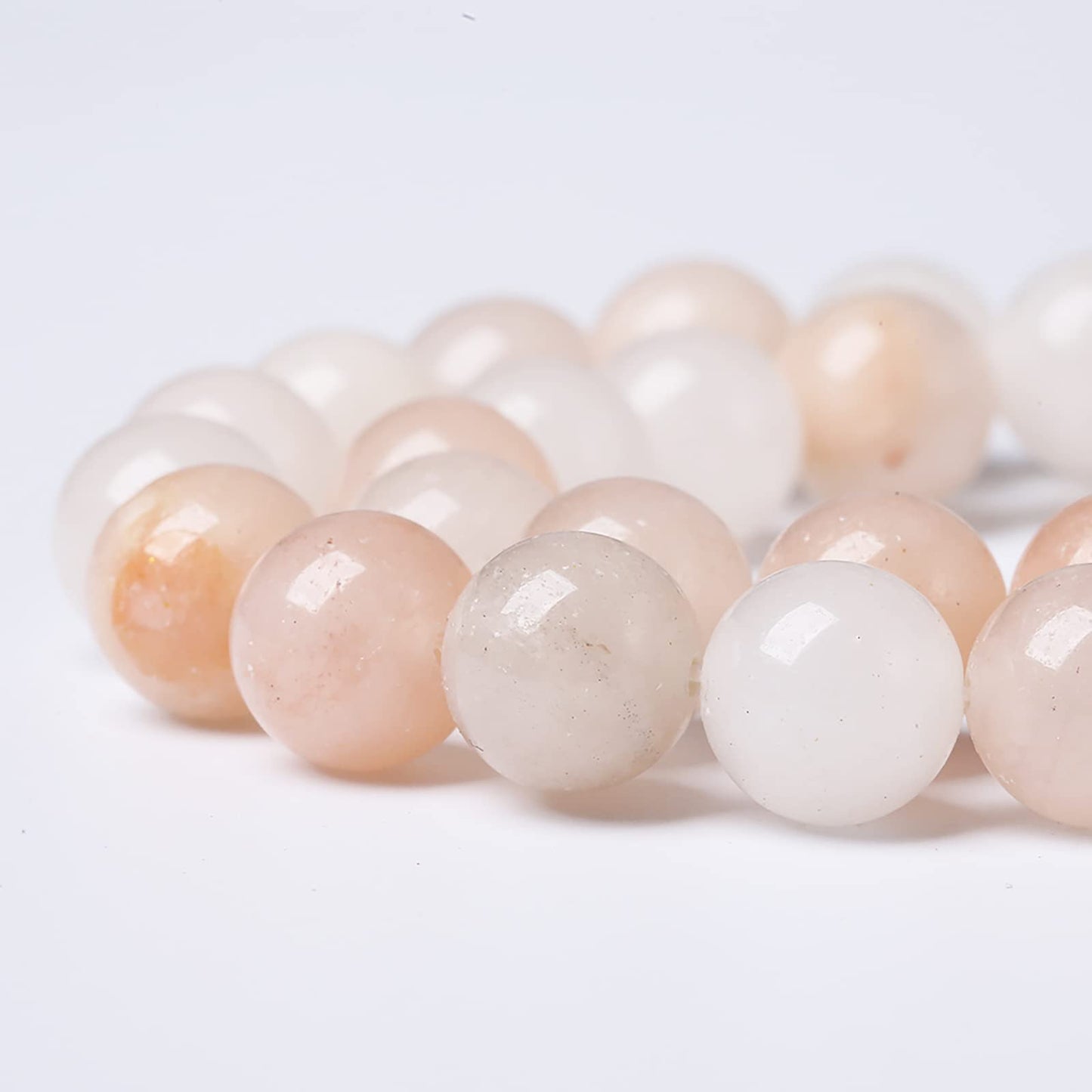 46PCS 8mm Natural Pink Aventurine Gemstone Beads Round Loose Spacer Stone Beads for Jewelry Making DIY Bracelet Necklace Materials 15"